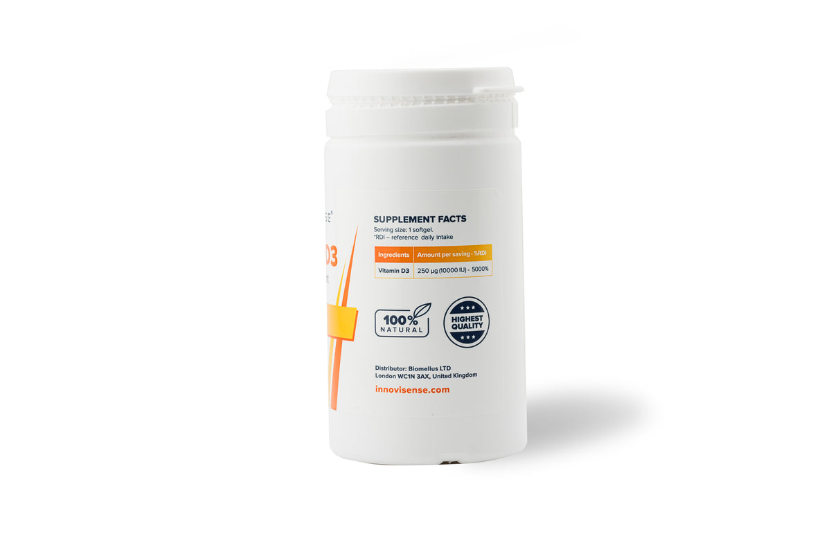 Vitamin D3 200 mcg - 100 capsules