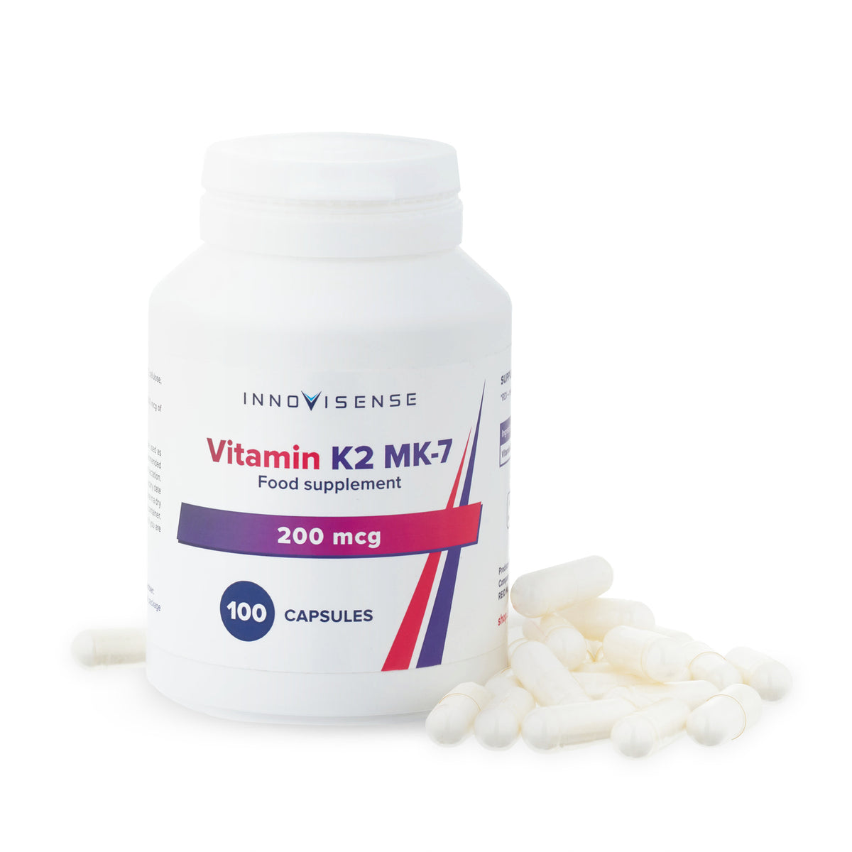 Witamina K2-MK7 200 mcg – 100 kapsułek